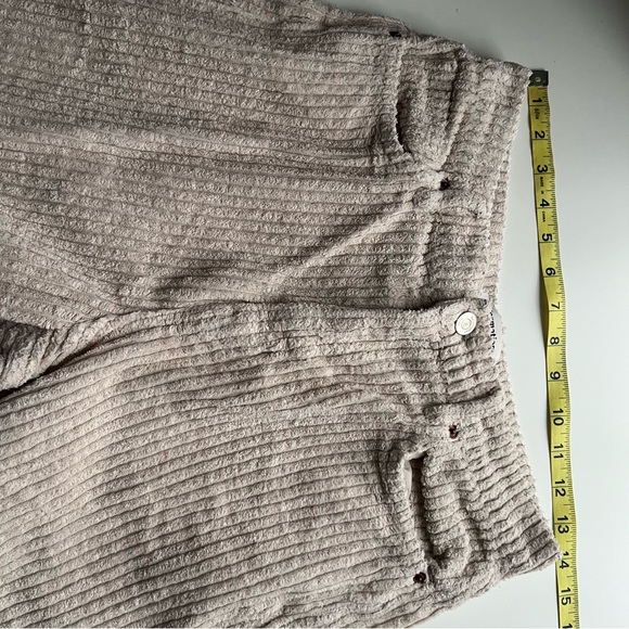 Reformation Jeans Preston Baggy High Rise Straight Corduroy Pants Cement 26 - Picture 11 of 13